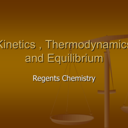 Kinetics and equilibrium regents questions