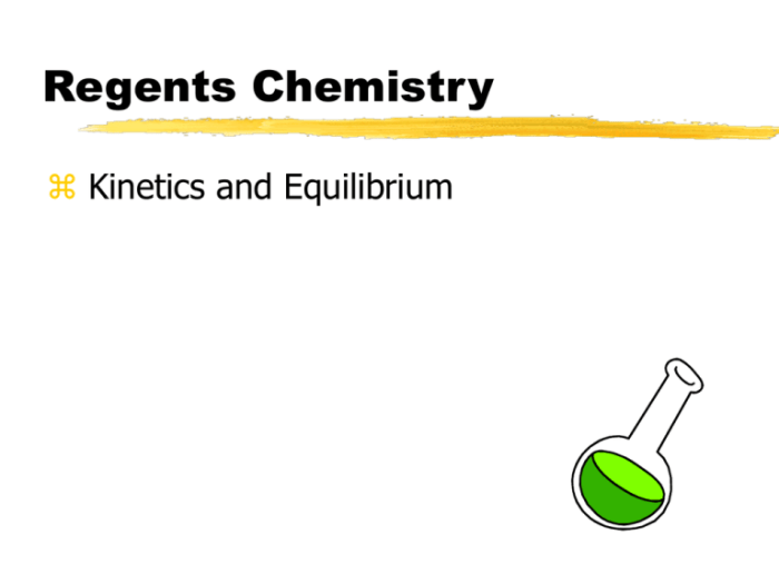 Kinetics and equilibrium regents questions