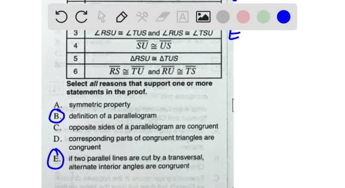 In parallelogram rstu what is su