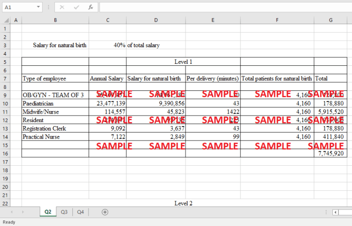 Asante teaching hospital activity based costing