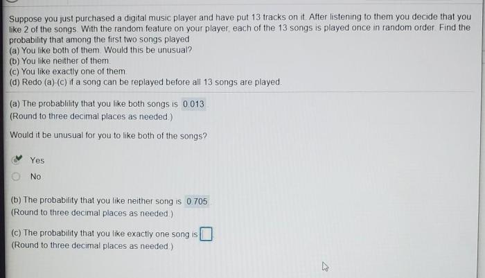 Suppose you just purchased a digital music player